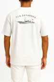 Oversize Tcg Savarona Cep ve Sırt Tasarımlı Unisex T-Shirt thumbnail 2