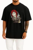 Oversize Guild Wars 2 Smite 2 Prototype Göğüs Tasarımlı Unisex T-Shirt thumbnail 9