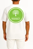 Oversize Environmentally Friendly Natural Environment Cep ve Sırt Tasarımlı Unisex T-Shirt thumbnail 2