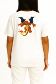 Oversize Charizard Cep ve Sırt Tasarımlı Unisex T-Shirt thumbnail 4