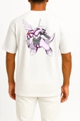 Oversize Dialga Cep ve Sırt Tasarımlı Unisex T-Shirt thumbnail 12