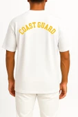 Oversize Coast Guard Sırt Tasarımlı Unisex T-Shirt thumbnail 3