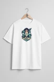 Oversize Wednesday Addams Göğüs Tasarımlı Unisex T-Shirt thumbnail 7