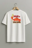 Oversize Angry Crab Shack Yengeç Sırt Tasarımlı Unisex T-Shirt thumbnail 3