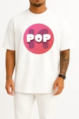 Oversize Kpop 2048 K-Pop Music Song Göğüs Tasarımlı Unisex T-Shirt thumbnail 1