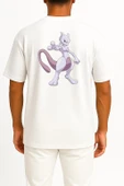 Oversize Mewtwo Cep ve Sırt Tasarımlı Unisex T-Shirt thumbnail 12
