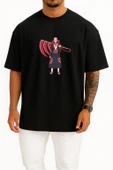 Oversize Hidan Kakuzu Deidara Itachi Uchiha Naruto Göğüs Tasarımlı Unisex T-Shirt thumbnail 9