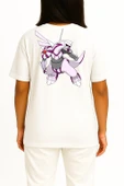 Oversize Dialga Cep ve Sırt Tasarımlı Unisex T-Shirt thumbnail 4