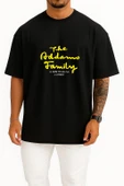 Oversize The Addams Family Musical Theatre Göğüs Tasarımlı Unisex T-Shirt thumbnail 11