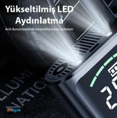Zhltools ST-5528 Dijital Basınç Göstergeli Oto Lastik Şişirme Pompası Hava Kompresörü thumbnail 5
