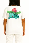 Oversize Bulbasaur Cep ve Sırt Tasarımlı Unisex T-Shirt thumbnail 9