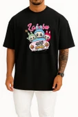 Oversize Labubu Göğüs Tasarımlı Unisex T-Shirt thumbnail 9