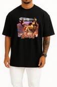 Oversize Red Sonja Conan The Barbarian Göğüs Tasarımlı Unisex T-Shirt thumbnail 11