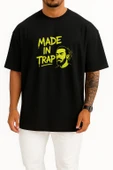 Oversize Ezhel Graffiti Style - Made İn Trap Göğüs Tasarımlı Unisex T-Shirt thumbnail 9