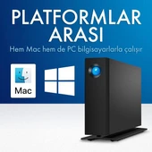 LACIE 24TB D2 PROFESSIONAL STHA24000800 THUNDERBOLT 4 HARİCİ DİSK thumbnail 2