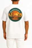 Oversize Fas Marakeş Şehri Cep ve Sırt Tasarımlı Unisex T-Shirt thumbnail 12