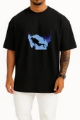 Oversize Scuba Diving Göğüs Tasarımlı Unisex T-Shirt thumbnail 9