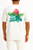 Oversize Bulbasaur Cep ve Sırt Tasarımlı Unisex T-Shirt thumbnail 12