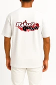 Oversize Harley Quinn Cep ve Sırt Tasarımlı Unisex T-Shirt thumbnail 11
