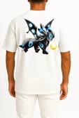 Oversize Umbreon Cep ve Sırt Tasarımlı Unisex T-Shirt thumbnail 7