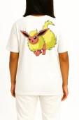 Oversize Flareon Cep ve Sırt Tasarımlı Unisex T-Shirt thumbnail 9