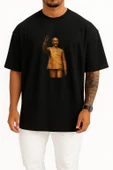 Oversize Metal, Ho Chi Minh, Statue Göğüs Tasarımlı Unisex T-Shirt thumbnail 9
