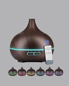 550 ml Ultrasonik Uçucu Yağ Difüzörü 7 Renk LED Işıklı ve Zaman Ayarlı thumbnail 2