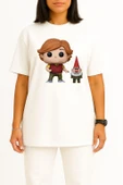 Oversize Aaarrrgghh Bular Funko Göğüs Tasarımlı Unisex T-Shirt thumbnail 2