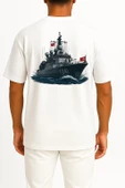 Oversize Tcg Turgutreis - F241 Cep ve Sırt Tasarımlı Unisex T-Shirt thumbnail 2