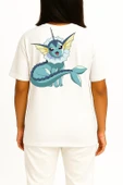 Oversize Vaporeon Cep ve Sırt Tasarımlı Unisex T-Shirt thumbnail 9