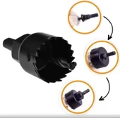 Zhltools 6 Parça Demir Ahşap Alçıpan Delme Buat Açma Seti thumbnail 2