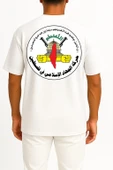 Oversize Gaza Islamic Jihad Movement İn Palestine Cep ve Sırt Tasarımlı Unisex T-Shirt thumbnail 2