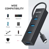 UNITEK TYPE-C TO 4 PORT USB 3.0 + TYPE-C Y-3089Z01 thumbnail 4