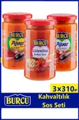 Burcu Kahvaltılık Sos Seti 310 gr x 3 Adet (Ajvar Acı, Ajvar Tatlı, Lutenitsa Balkan Sosu) thumbnail 1