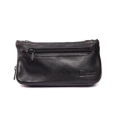 Şahin Siyah Deri Pipo Çantası 101801 thumbnail 1