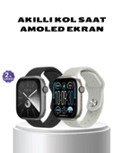 Akıllı Saat Kablosuz Şarjlı Bluetooth 5.2 Arama Bildirim Sesli Asistan 420 mAh thumbnail 1