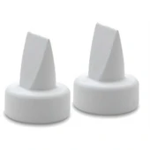 2li Elektrikli Göğüs Pompası 2'li Beyaz Valf Lansinoh ile Uyumlu thumbnail 1