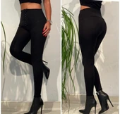 Kadın Yüksek Bel Korse Ve Kopça Detay çelik Toparlayıcı Tayt thumbnail 1