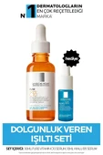 La Roche Posay Dolgunluk Veren Işıltı Seti C Vitamini Serum 30ml + Hyalu B5 10 ml Serum thumbnail 1