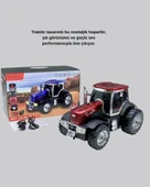 Bluetooth Nostaljik Traktör Hoparlör LED Işıklı 12W Güçlü Ses thumbnail 5