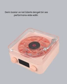 Gece Lambası Stereo Bluetooth Hoparlör Dijital Saat Su Dalgası Efektli 3-ü-1 Cihaz thumbnail 4