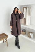 Kadın Astarlı Uzun Trençkot thumbnail 5