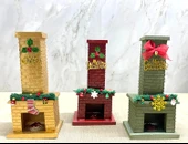 Noel Temalı Polyester Şömine Tütsülük thumbnail 2