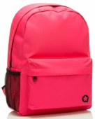 Yuga İki Gözlü Sırt Çantası Neon Pembe thumbnail 2