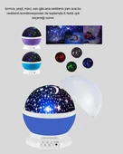 LED Gece Lambası 6 Renk Seçenekli Yumuşak Işıklı Uyku Yardımcı Lamba thumbnail 4