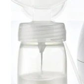 2li Elektrikli Göğüs Pompası 2'li Beyaz Valf Lansinoh ile Uyumlu thumbnail 2