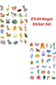 Eğlenceli Sticker Cam Duvar Laptop Telefon Etiket (A4 Sayfalar-Her birinde 27-35 Sticker) thumbnail 1