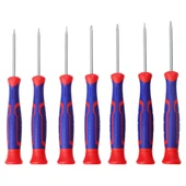 WORKPRO WP200510 7 Parça Profesyonel CR-V Manyetik Hassas Torx Tornavida Seti thumbnail 1