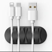 Kablo Tutucu 5 Kanallı 3lü Siyah (5284) thumbnail 4