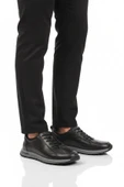 Walkway Siyah Hakiki Deri Erkek Sneaker thumbnail 1